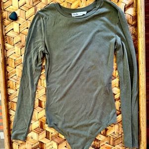 Eloise Olive Green Bodysuit